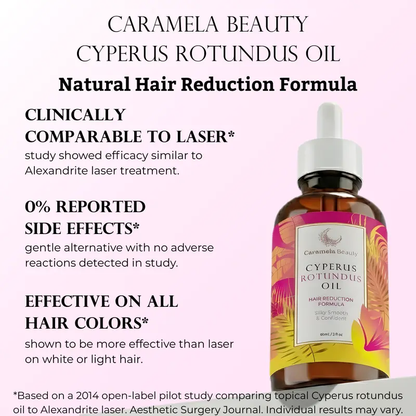 Cyperus Rotundus Oil for Natural Hair Reduction