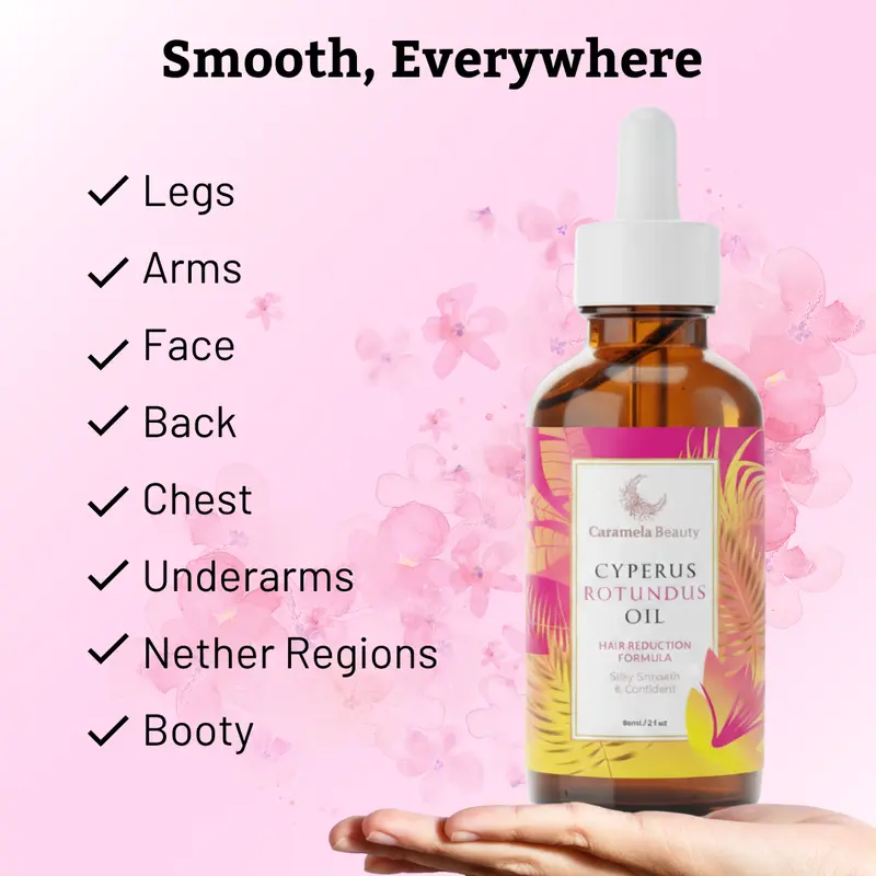 Cyperus Rotundus Oil for Natural Hair Reduction