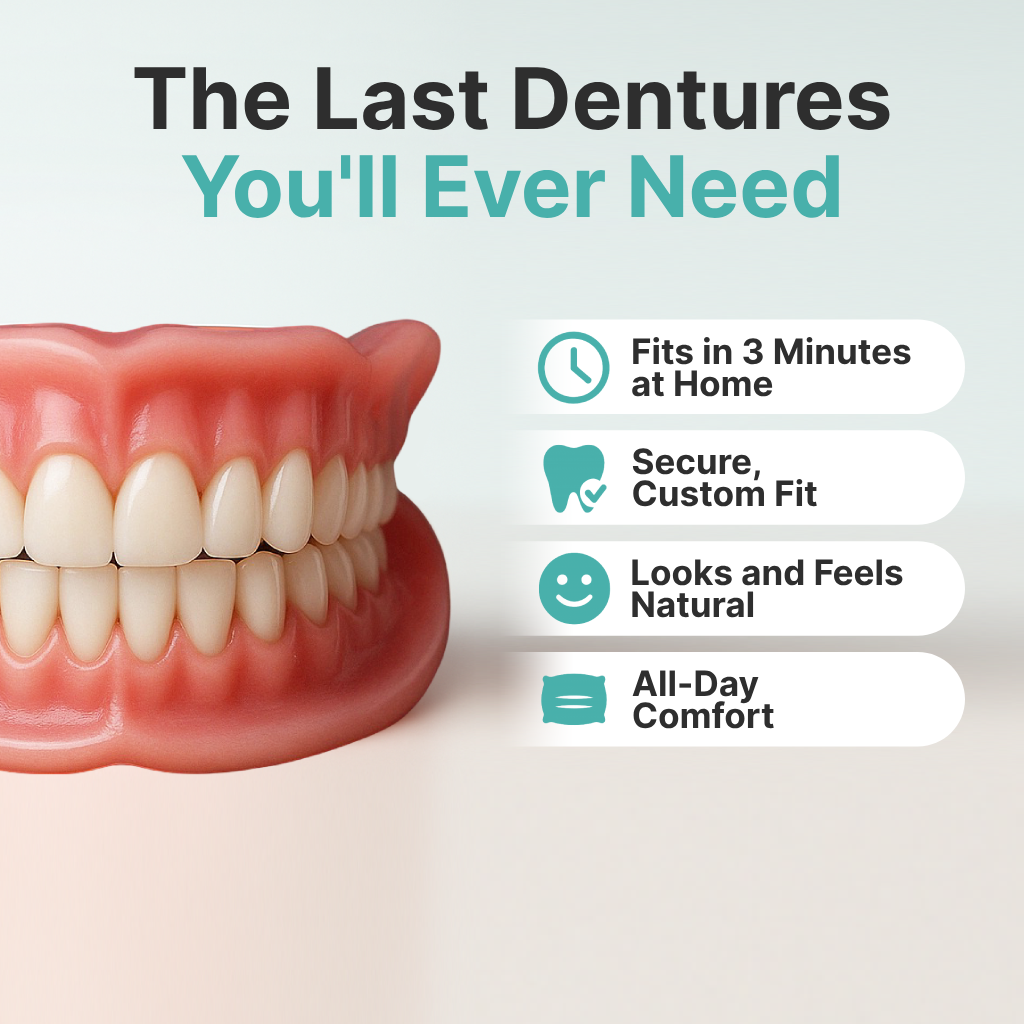 SmileFit™ Custom-Fit Full Functional Dentures